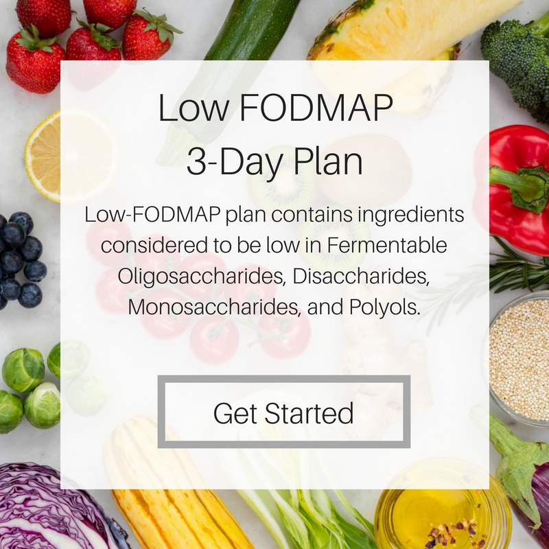 low fodmap 3-day meal plans